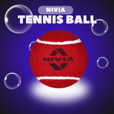 NIVIA Cricket Tennis Ball Light Weight (Pack of 12 Balls)