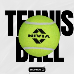 NIVIA Cricket Tennis Ball Light Weight (Pack of 12 Balls)