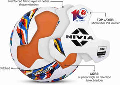 Nivia Shastra 2.0 Thermobonded FIFA Quality Pro ISL Official Match ball