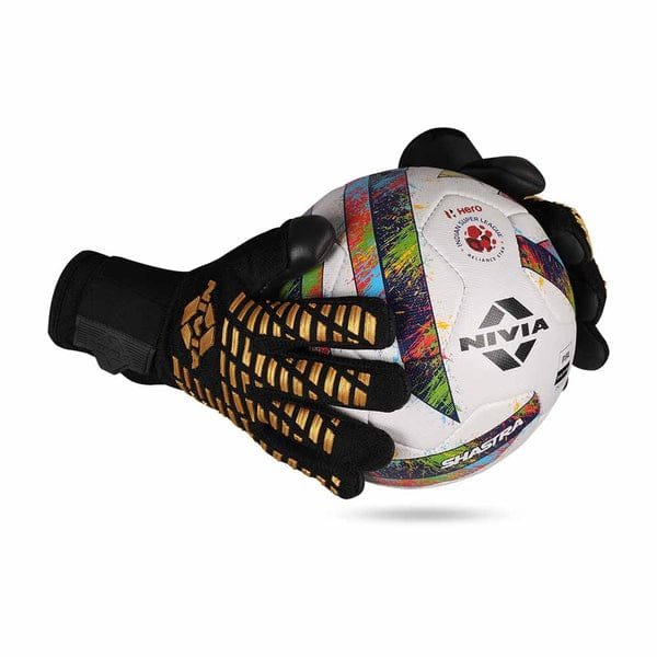 Nivia Ashtang Gold Goalkeeper Gloves