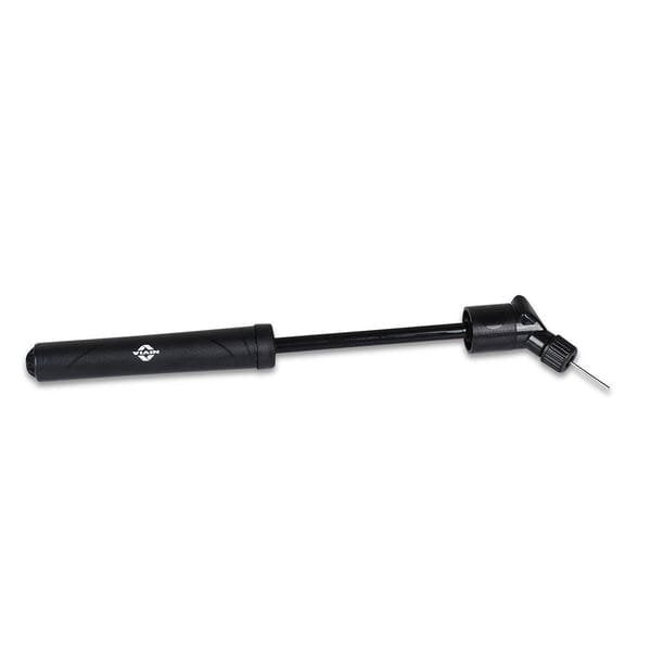 Nivia Football Ball Pump Double Action Black Inclined Needle