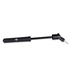 Nivia Football Ball Pump Double Action Black Inclined Needle