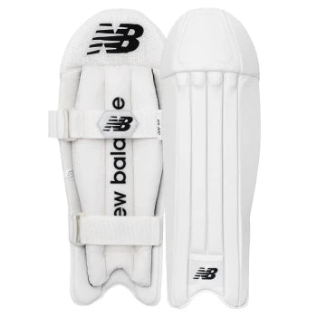 New Balance WK 8i Cricket Wicket Keeping Leg Guard - Mens, White