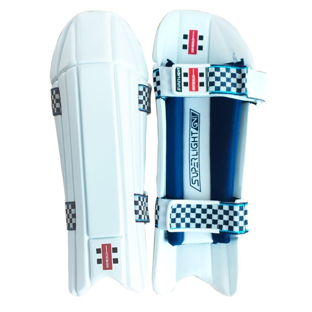 Gray-Nicolls GN1 Superlight Cricket Wicket Keeping Leg Guard - Mens, White